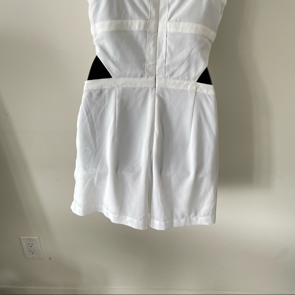 White Romper with Faux Bustier - Picture 7 of 7